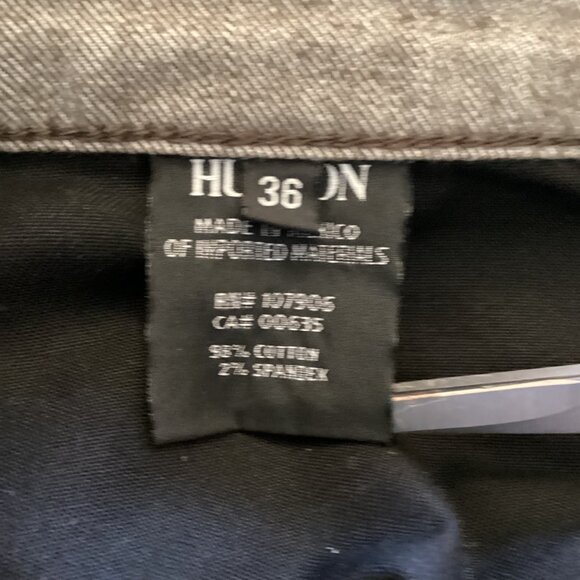 Hudson Mens Blake Slim Straight Zip Fly Jeans Size 36 Brownish Gray Denim Pants - Picture 11 of 11
